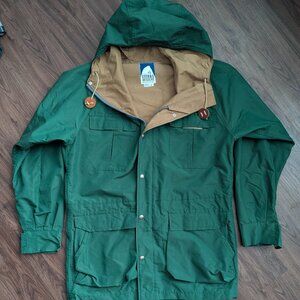 VTG Sierra Designs Green/Tan 60/40 Mountain Parka Men Medium EUC MiUSA